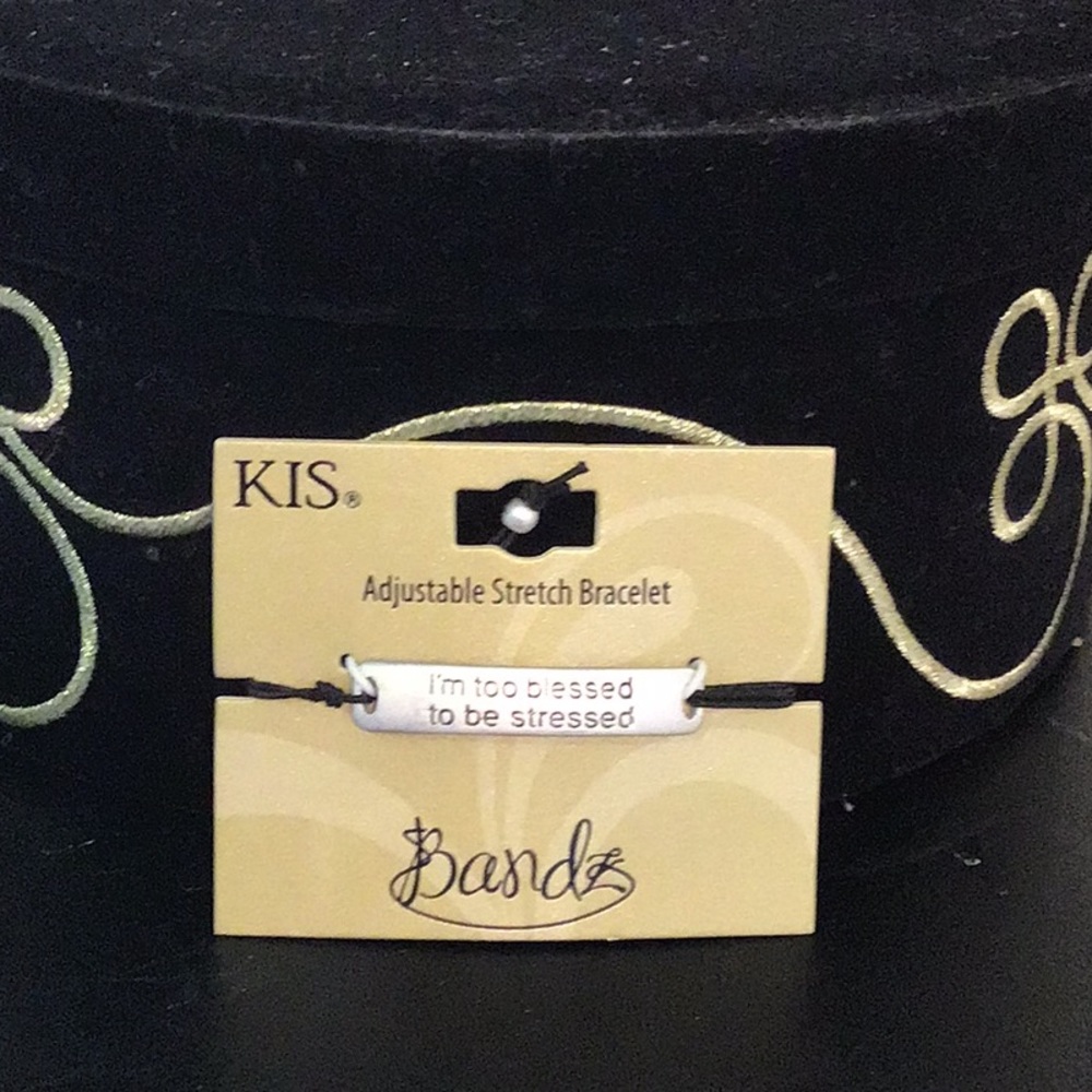 To blessed to be stressed bracelet